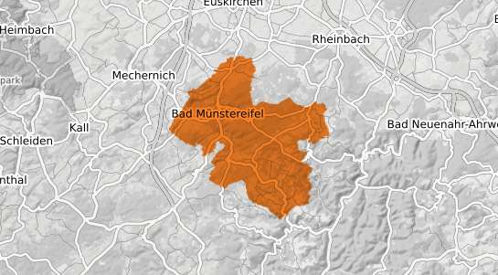 Mietspiegelkarte Bad M&uuml;nstereifel